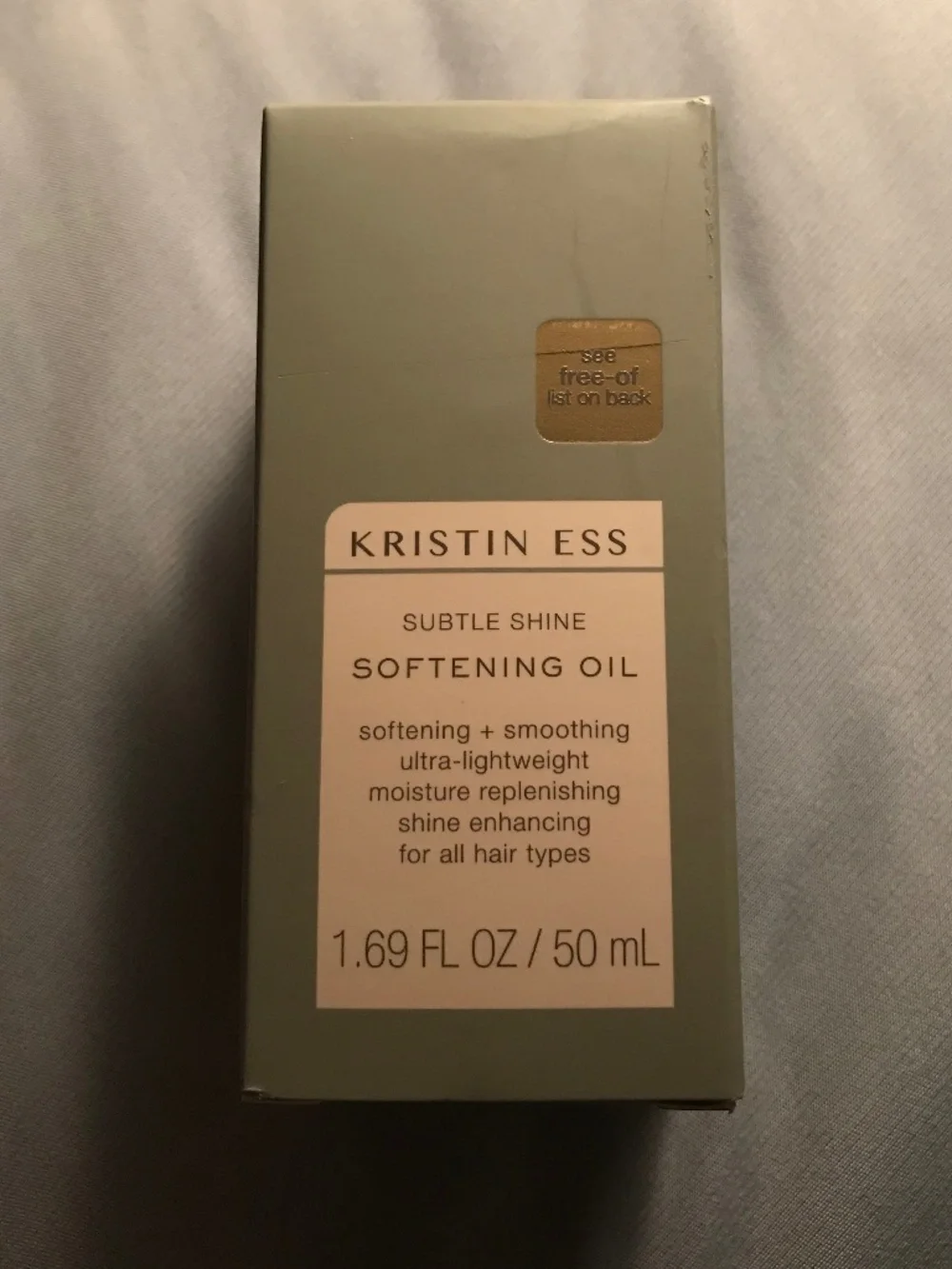 Hair softening oil